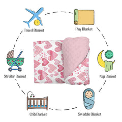 EyMzcod infant swaddle blanket suitable for crib, stroller, travel