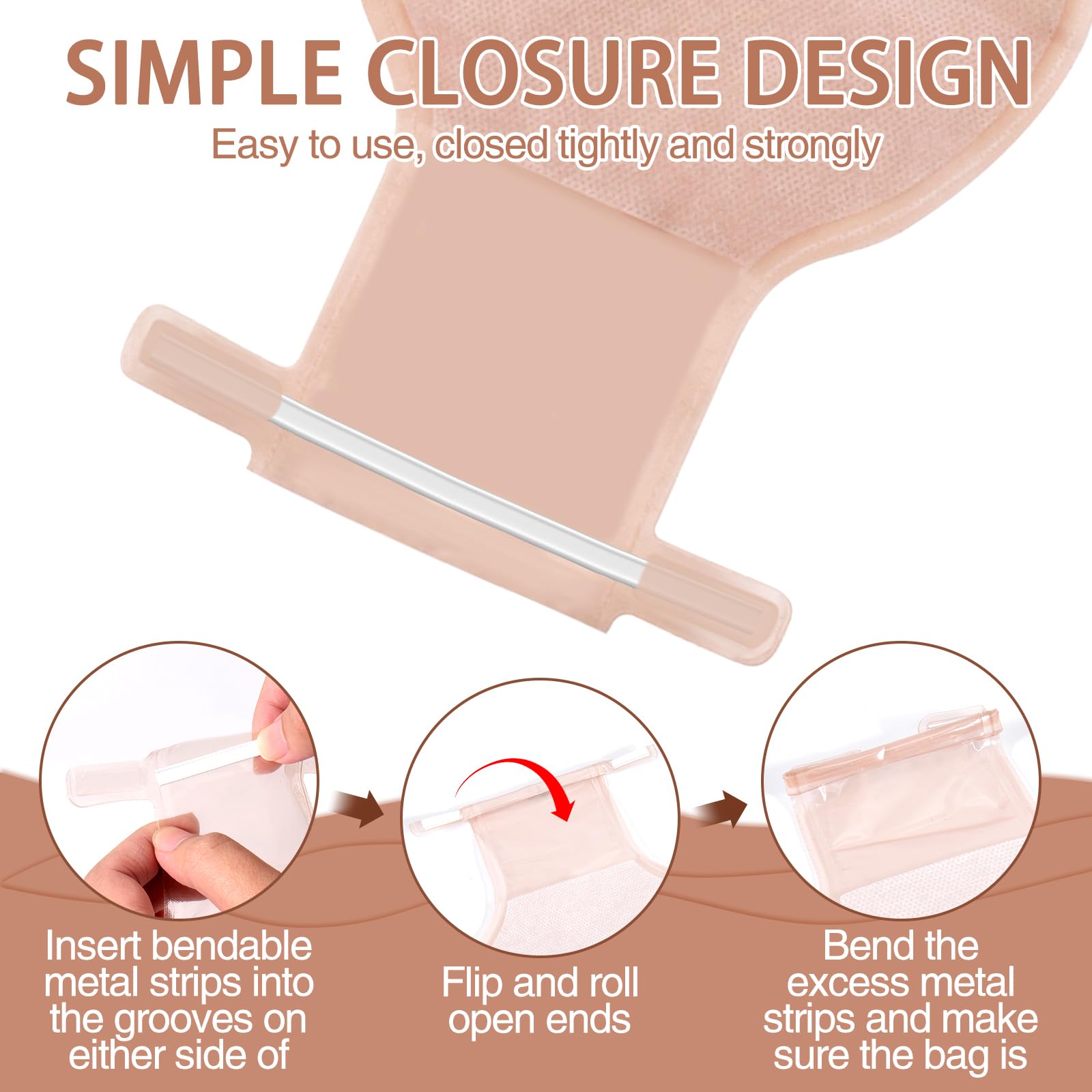 Eyourlife ostomy bags provided as emergency backup for travel.