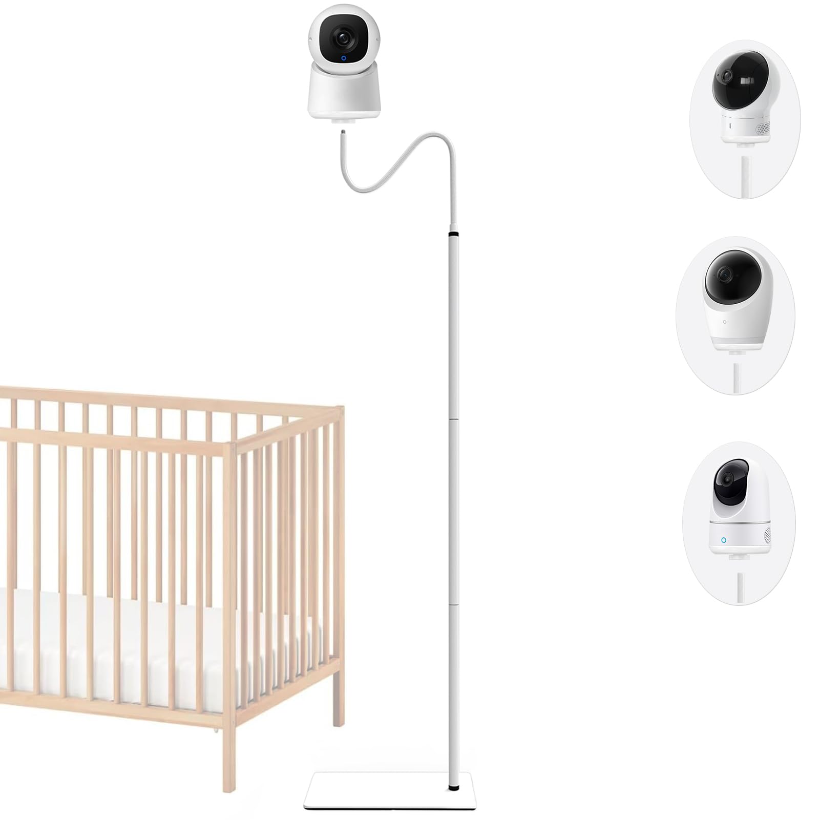 EYSAFT floor stand supports E21 and E30 for stable monitoring setup