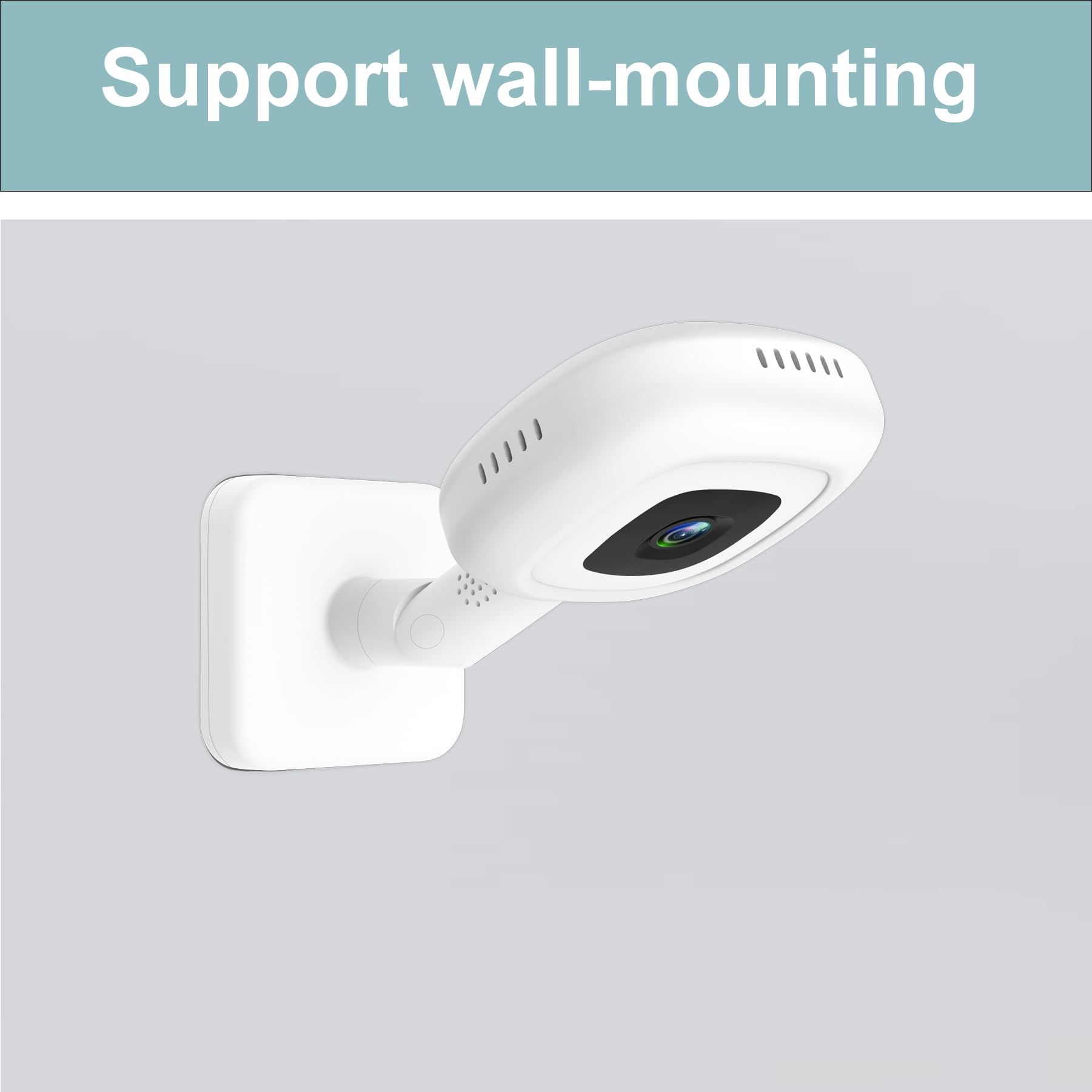 EYSAFT adjustable stand with 20° tilt and 120° swivel.
