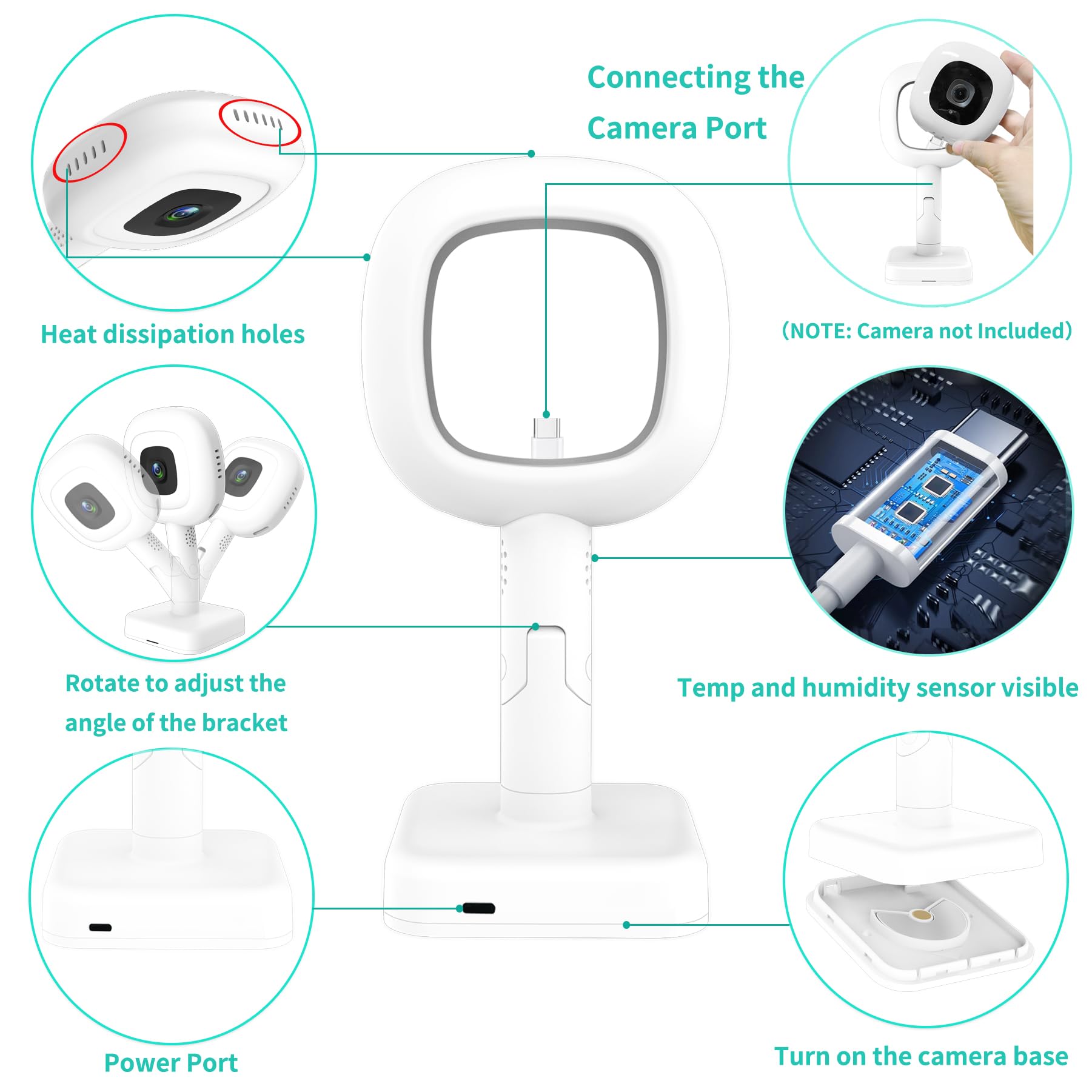 EYSAFT includes adapter, screws, sticker, and tool.