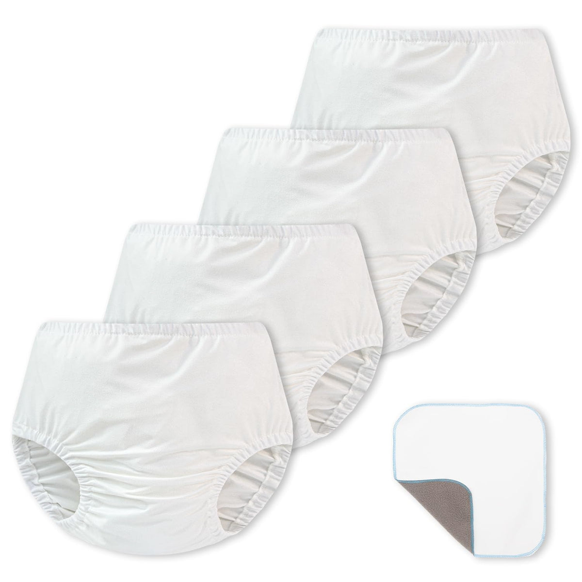 EZ Moms 4-Pack soft diaper covers for toddlers provide gentle comfort during potty learning