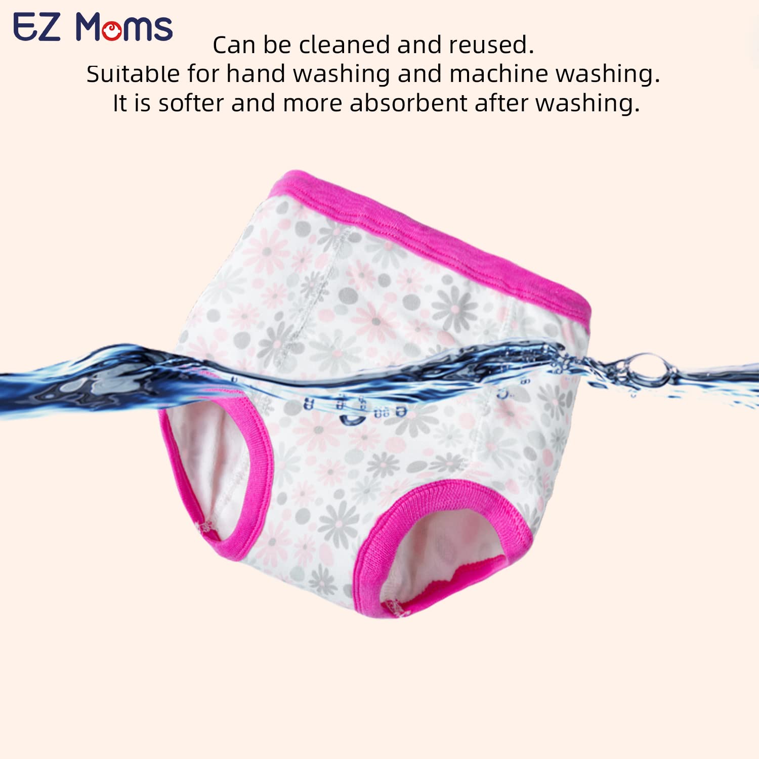 EZ Moms includes a handy laundry bag for easy washing.