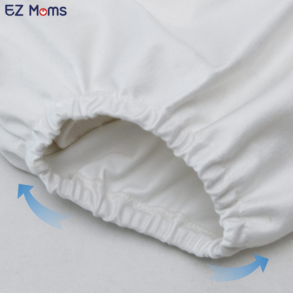 EZ Moms waterproof plastic training pants keep outfits dry during busy potty sessions