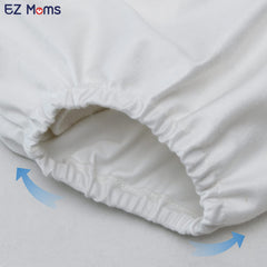 EZ Moms waterproof plastic training pants keep outfits dry during busy potty sessions