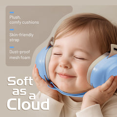 EZARC baby ear muffs with soft foam ear cups for cozy wear.