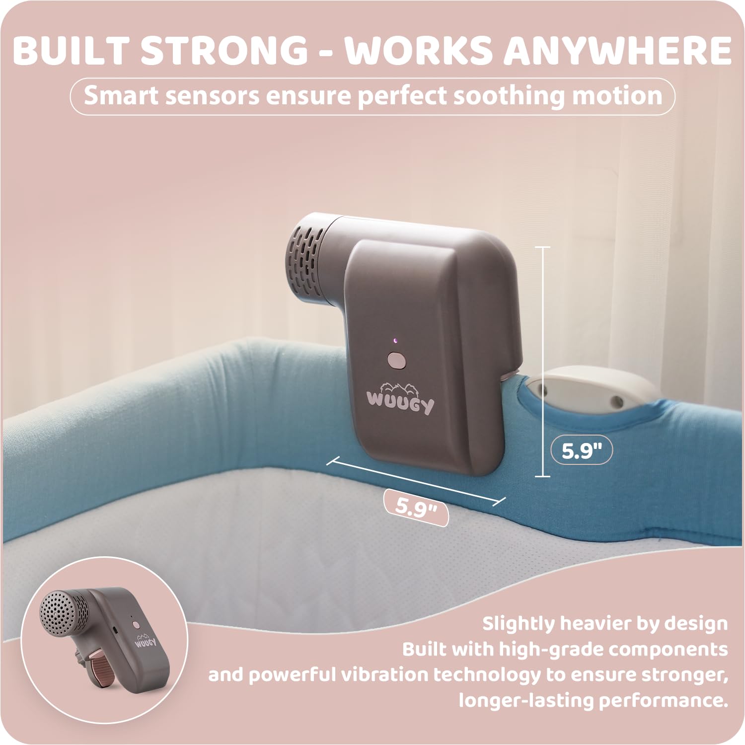 Wuugy Melody gentle comfort during fussy moments calms restlessness.