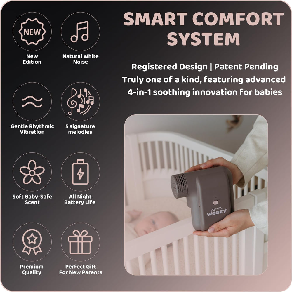 Wuugy Melody universal fit attaches quickly to cribs and strollers.