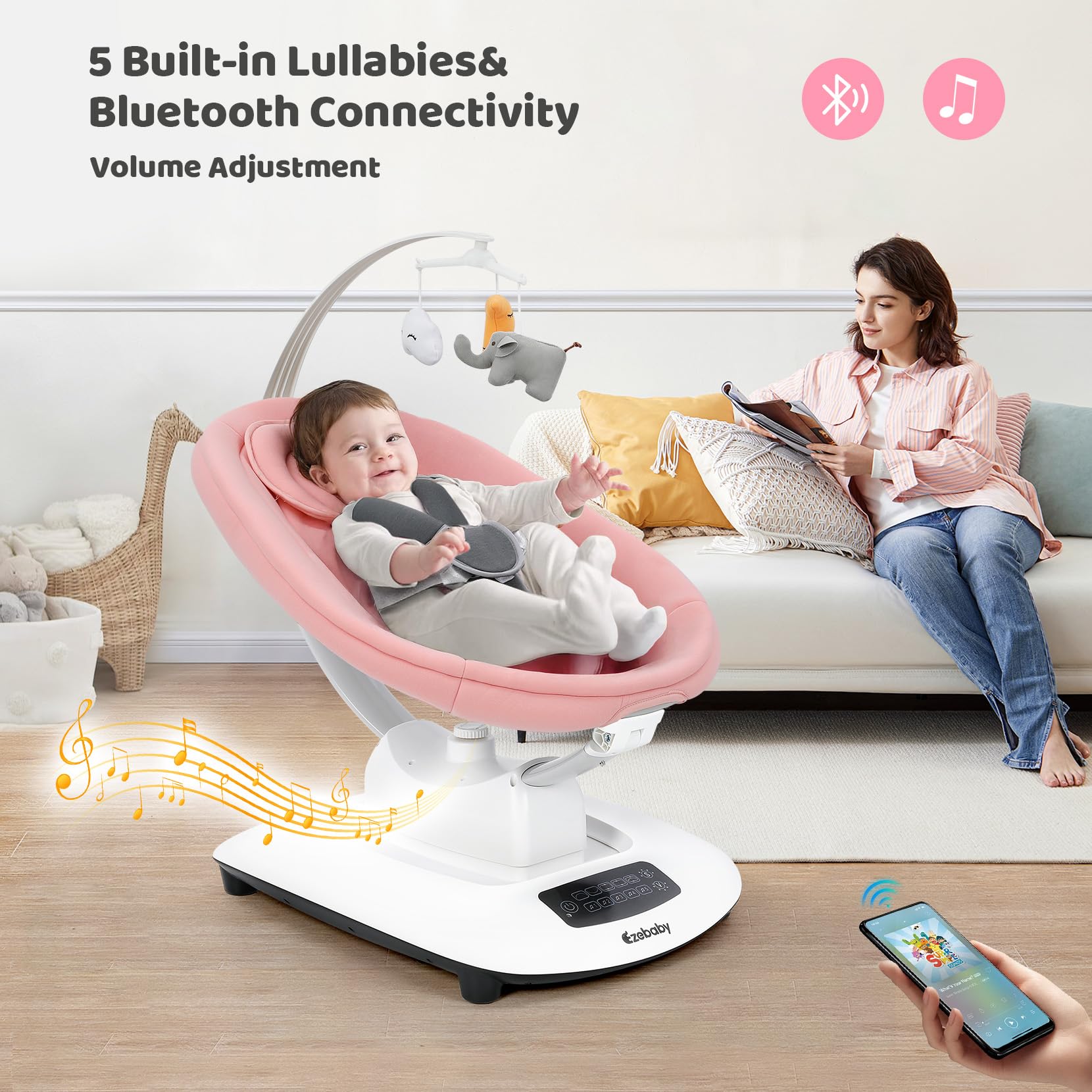 Ezebaby auto-off timer helps manage playtime safely