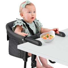 Ezebaby hook-on high chair clip attaches securely to tables for stable meals.