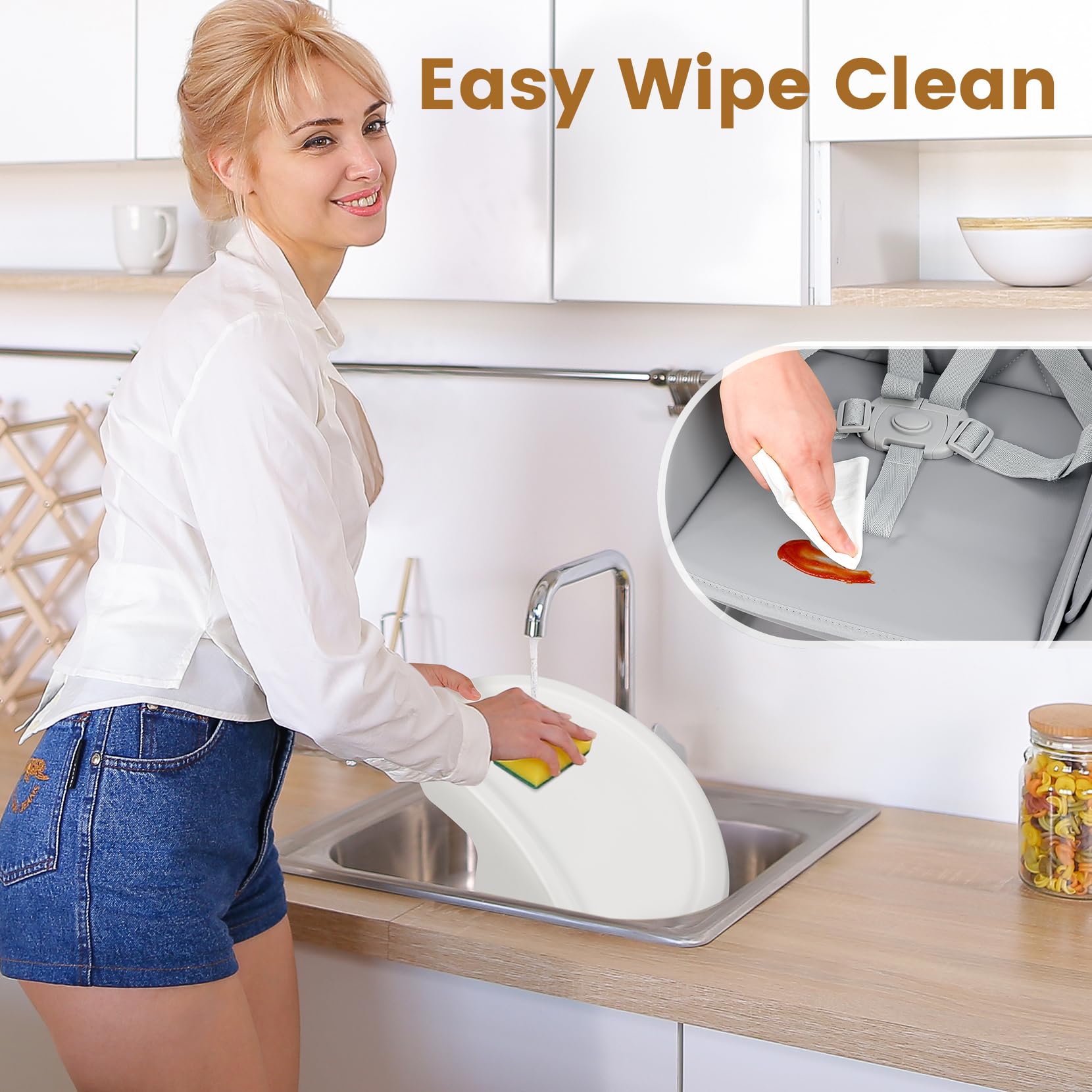 Tool-free, quick assembly and detachable tray for flexible use