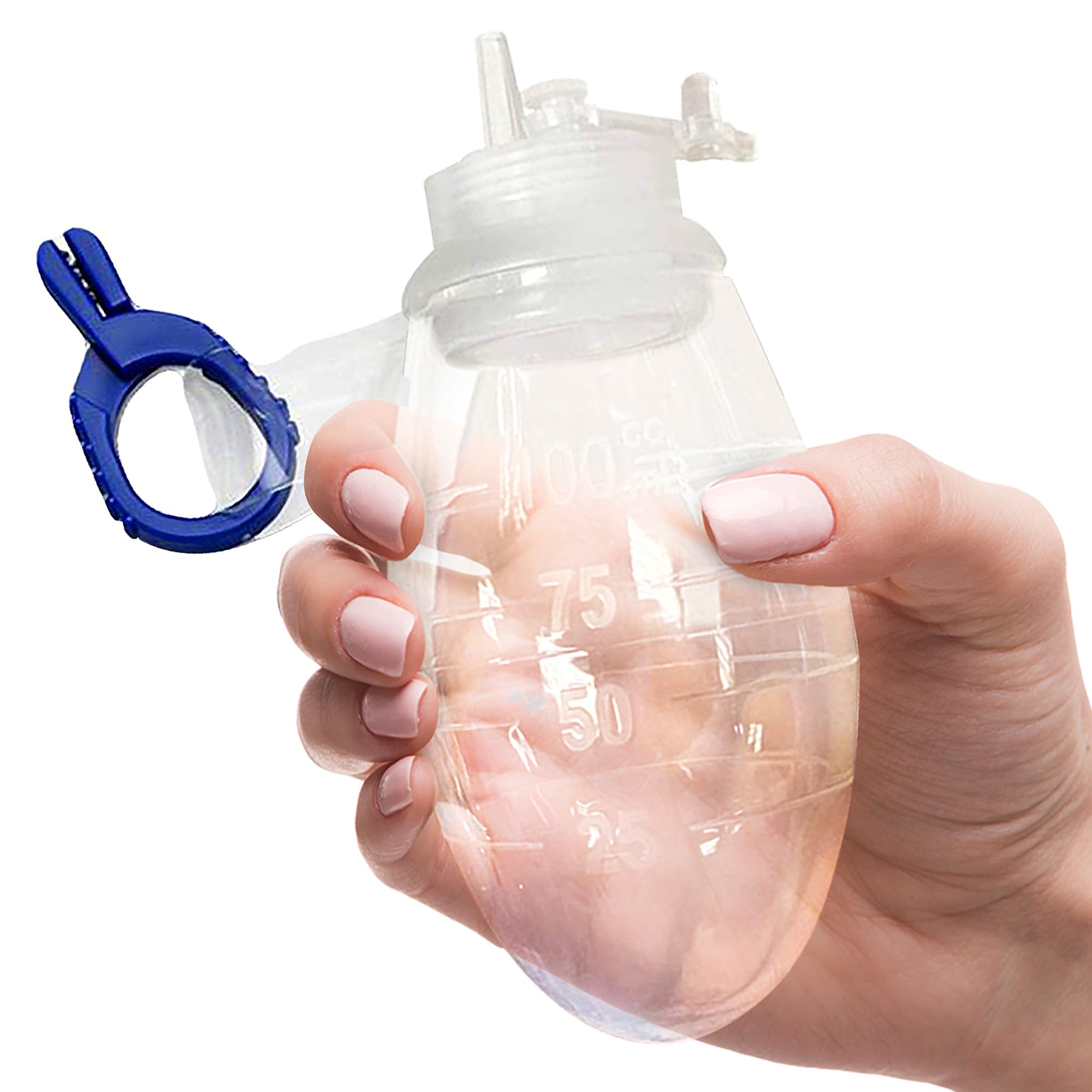 EZGOODZ silicone bulb evacuator with 100 ml capacity for efficient drainage.