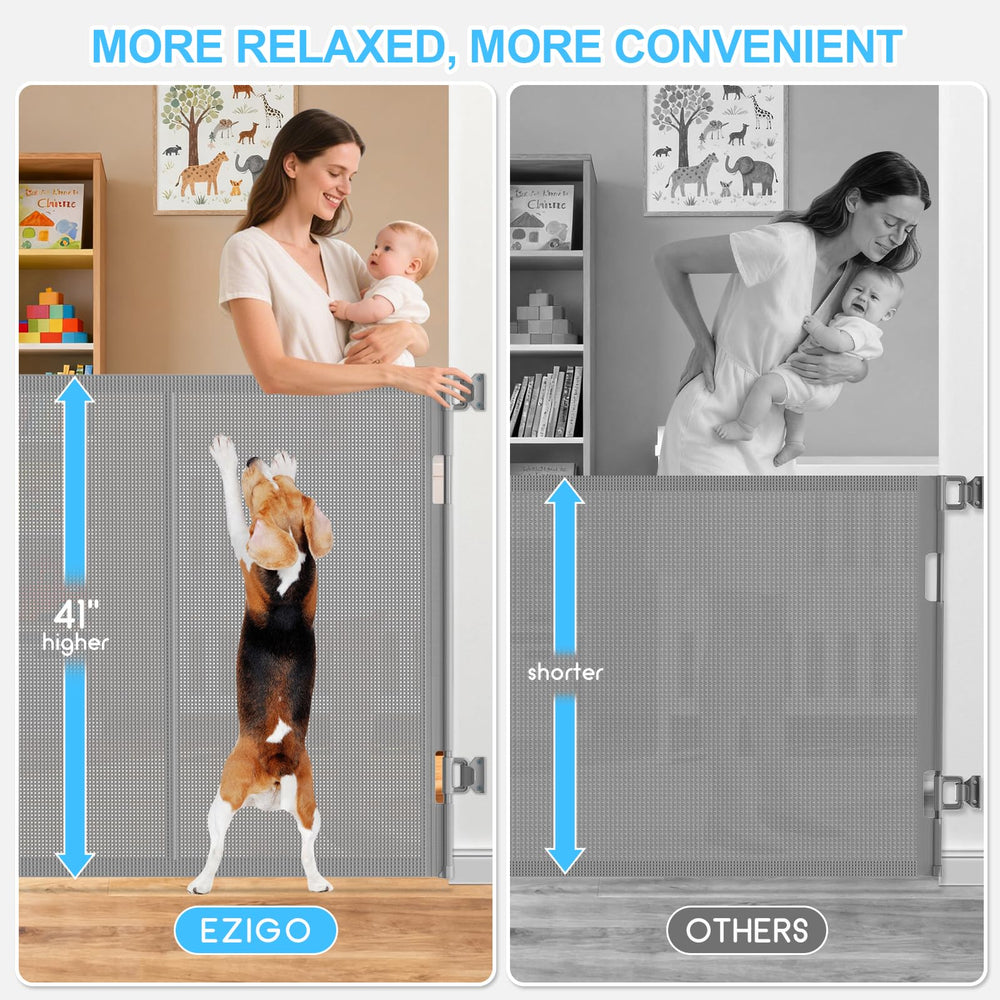 EZIGO reinforced strip design with fiberglass rods ensuring smooth retraction and durability.
