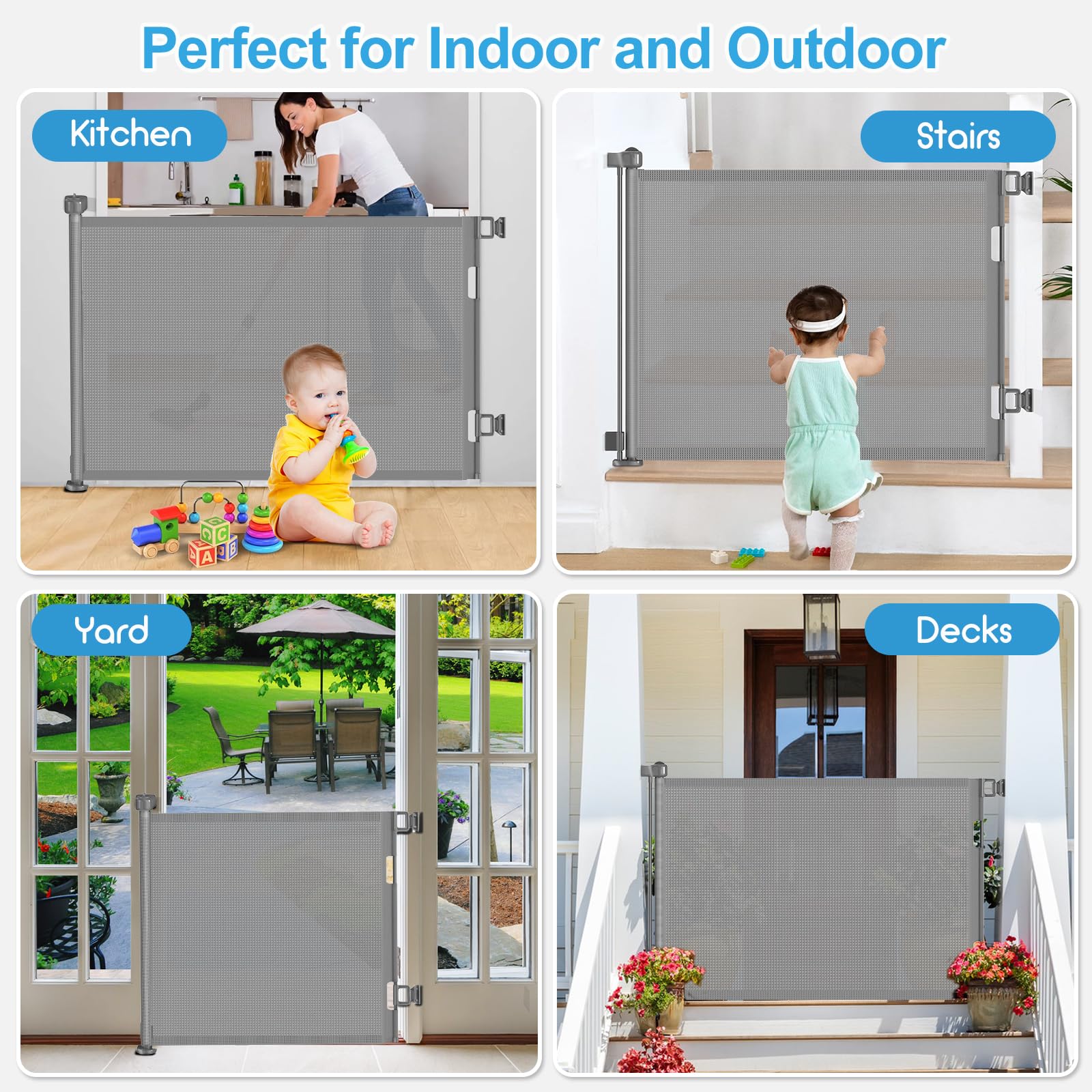 EZIGO retractable design saves space when not in use