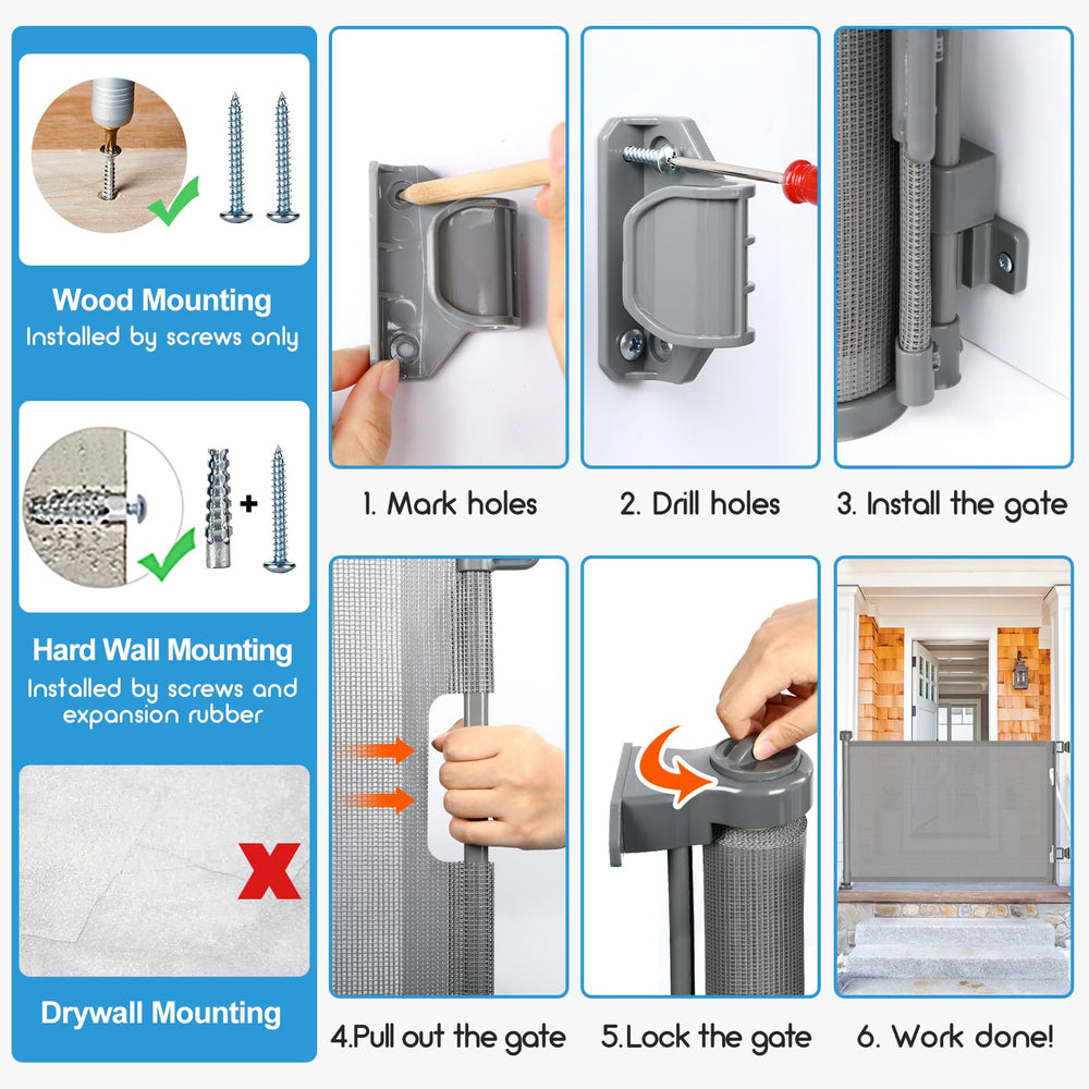 EZIGO safe, versatile gate for busy homes and visitors