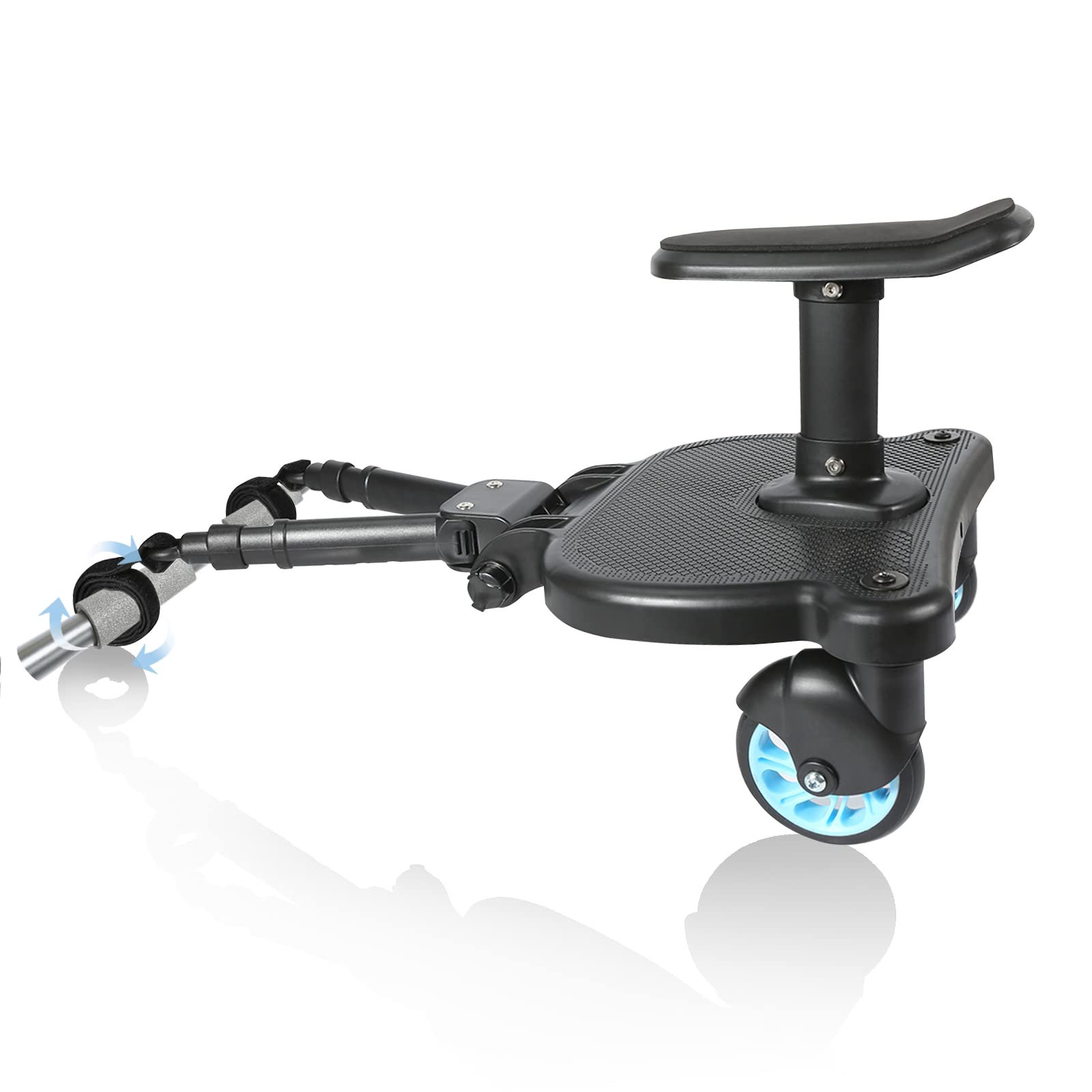 EZIOTC stroller board blue with universal fit for easy standing on walks