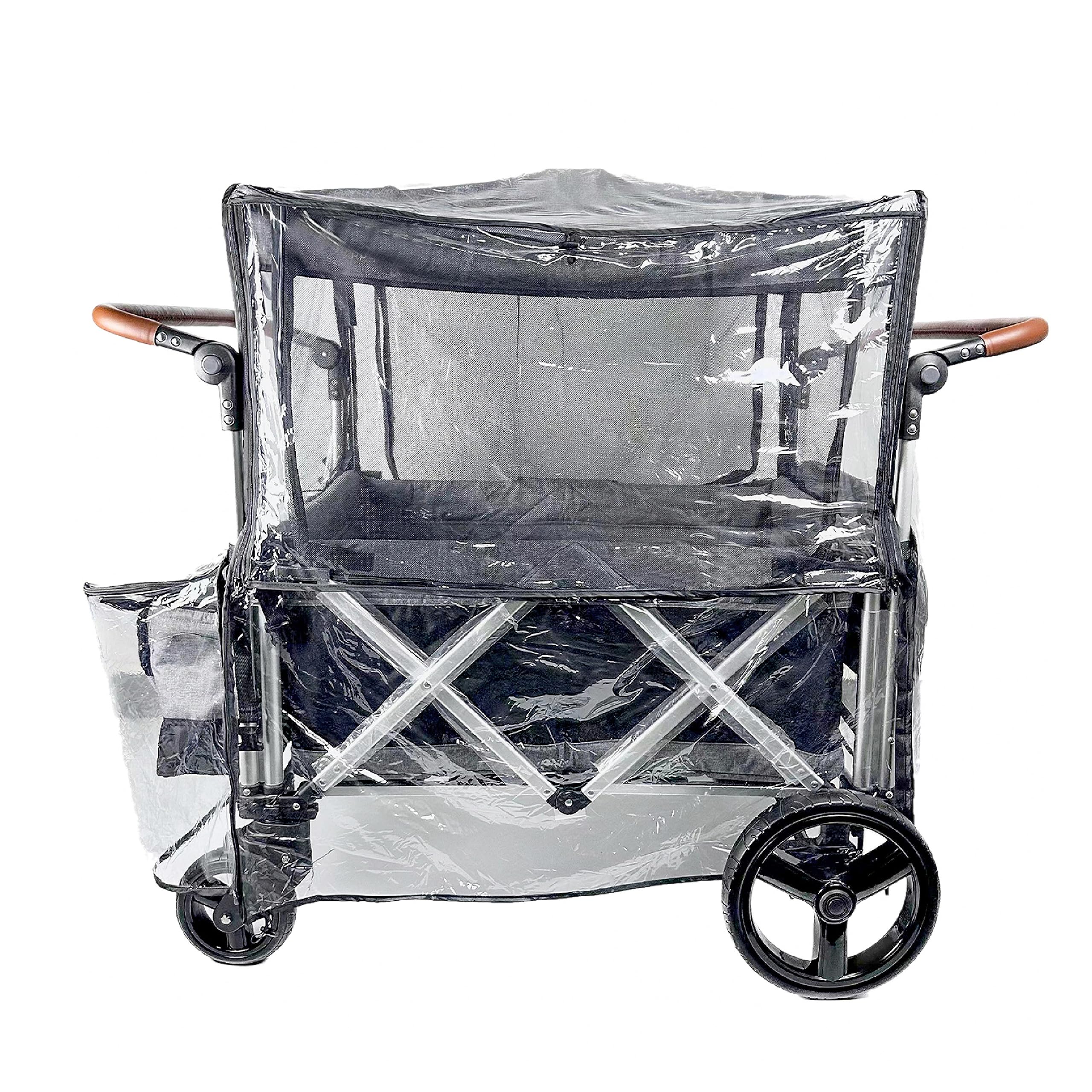 Ezkindheit big size rain cover for stroller shields children from rain