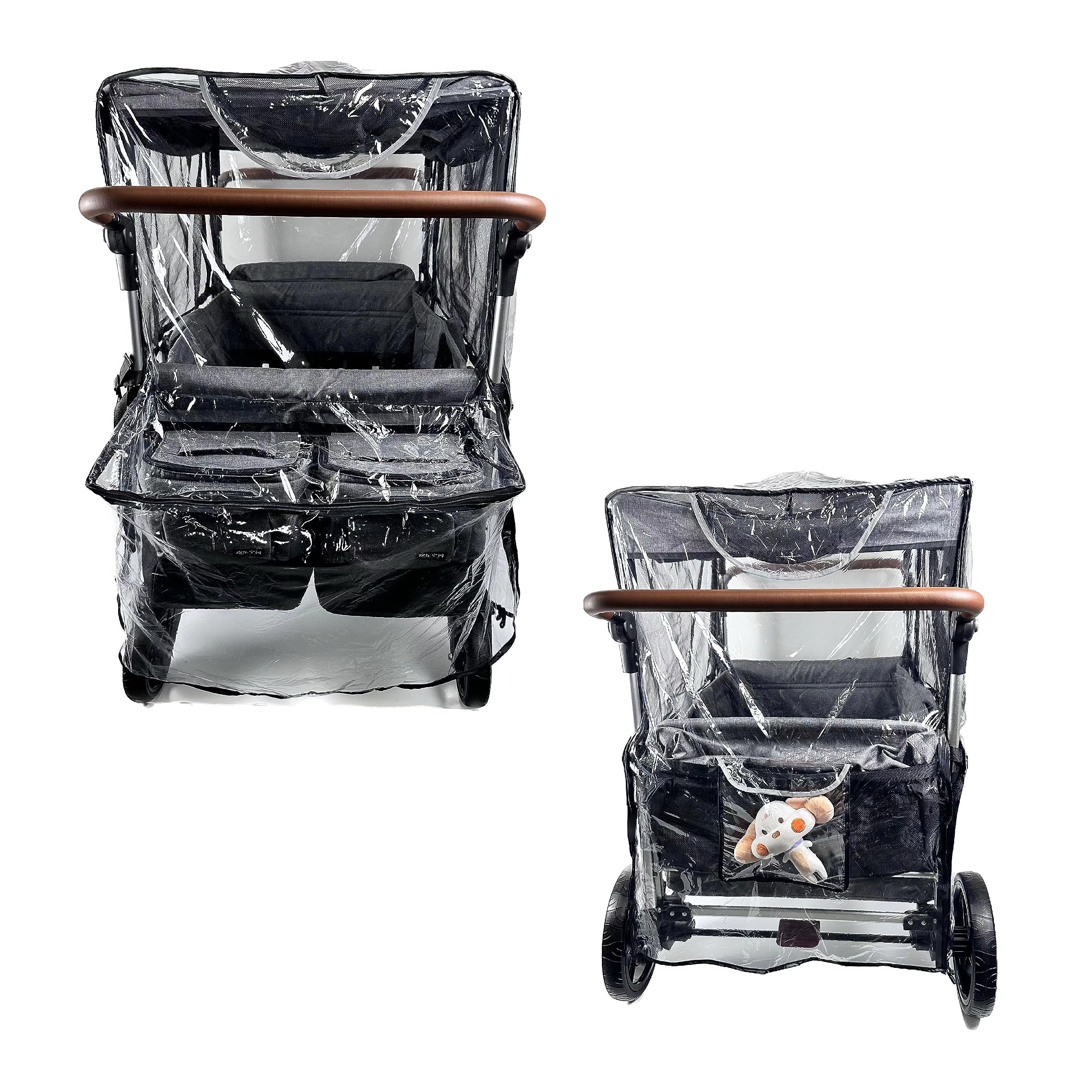 Ezkindheit breathable vent windows with night-reflective fabric for safety