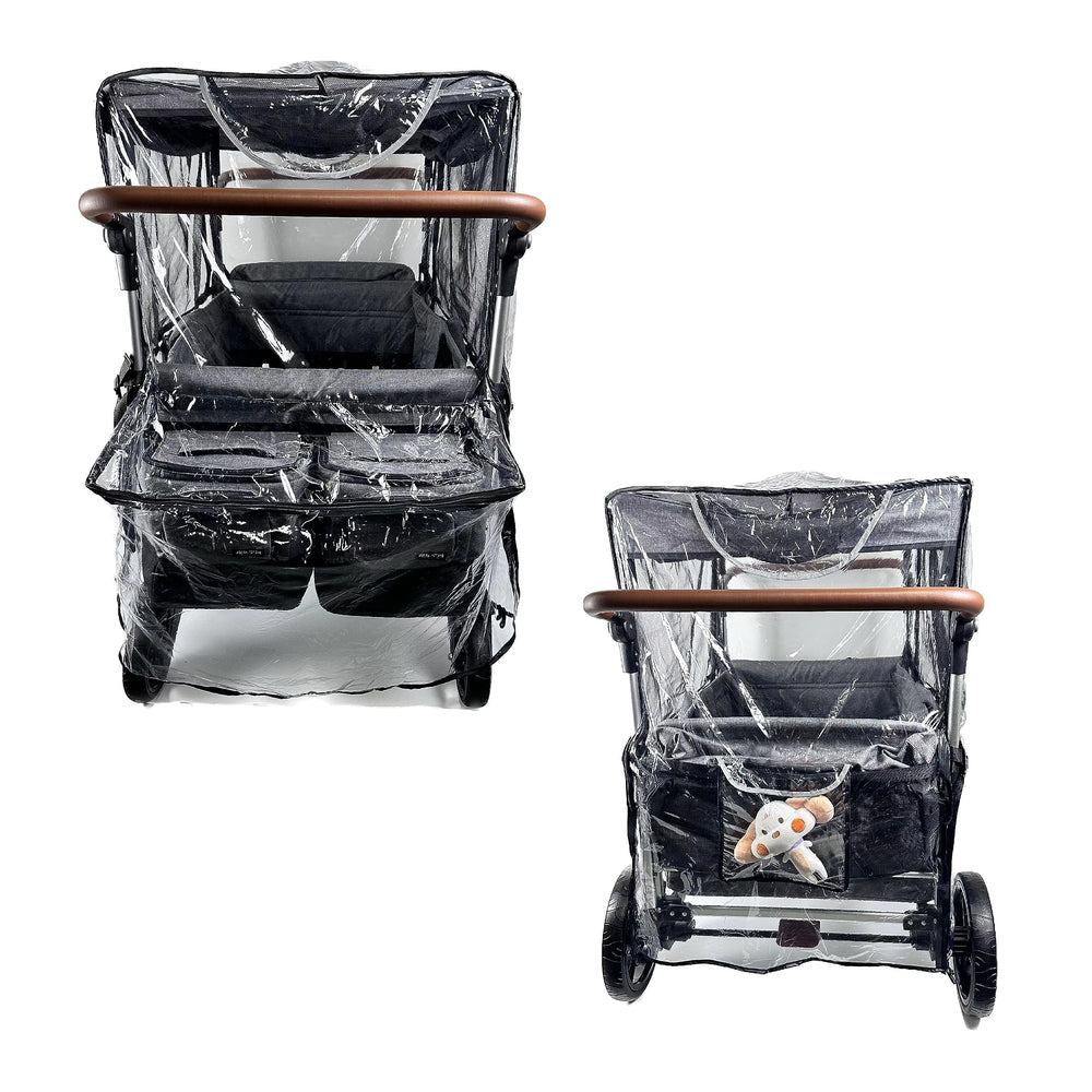 Ezkindheit breathable vent windows with night-reflective fabric for safety