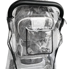 Ezkindheit rain cover side vents provide airflow while shielding children from weather