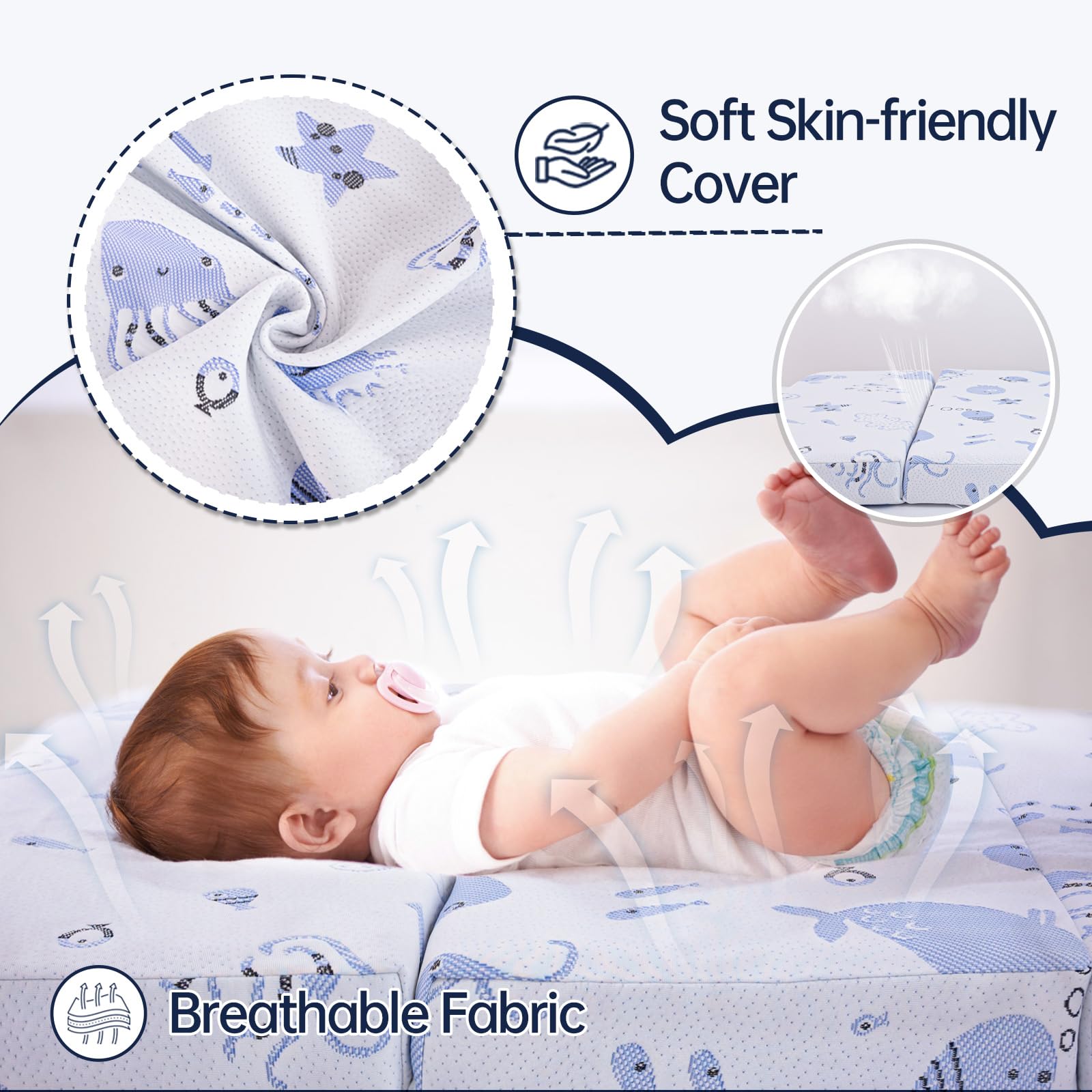 EZKLRWGF breathable animal-print cover enhances airflow
