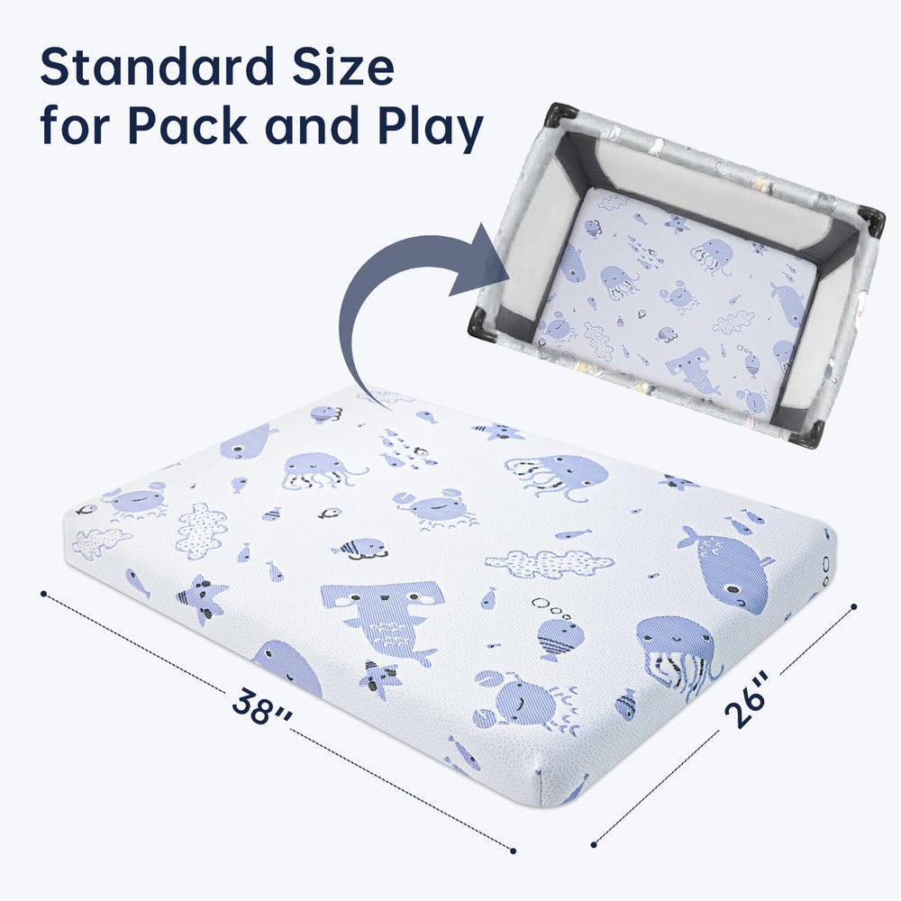 EZKLRWGF mattress-soft-gel-foam-layer offers gentle cushion for toddlers.