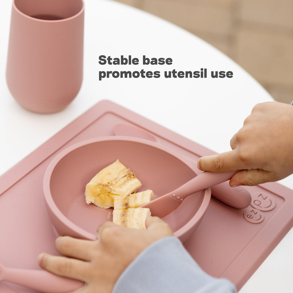 ezpz Happy Bowl suitable for soups, pasta, oats, and cereals.