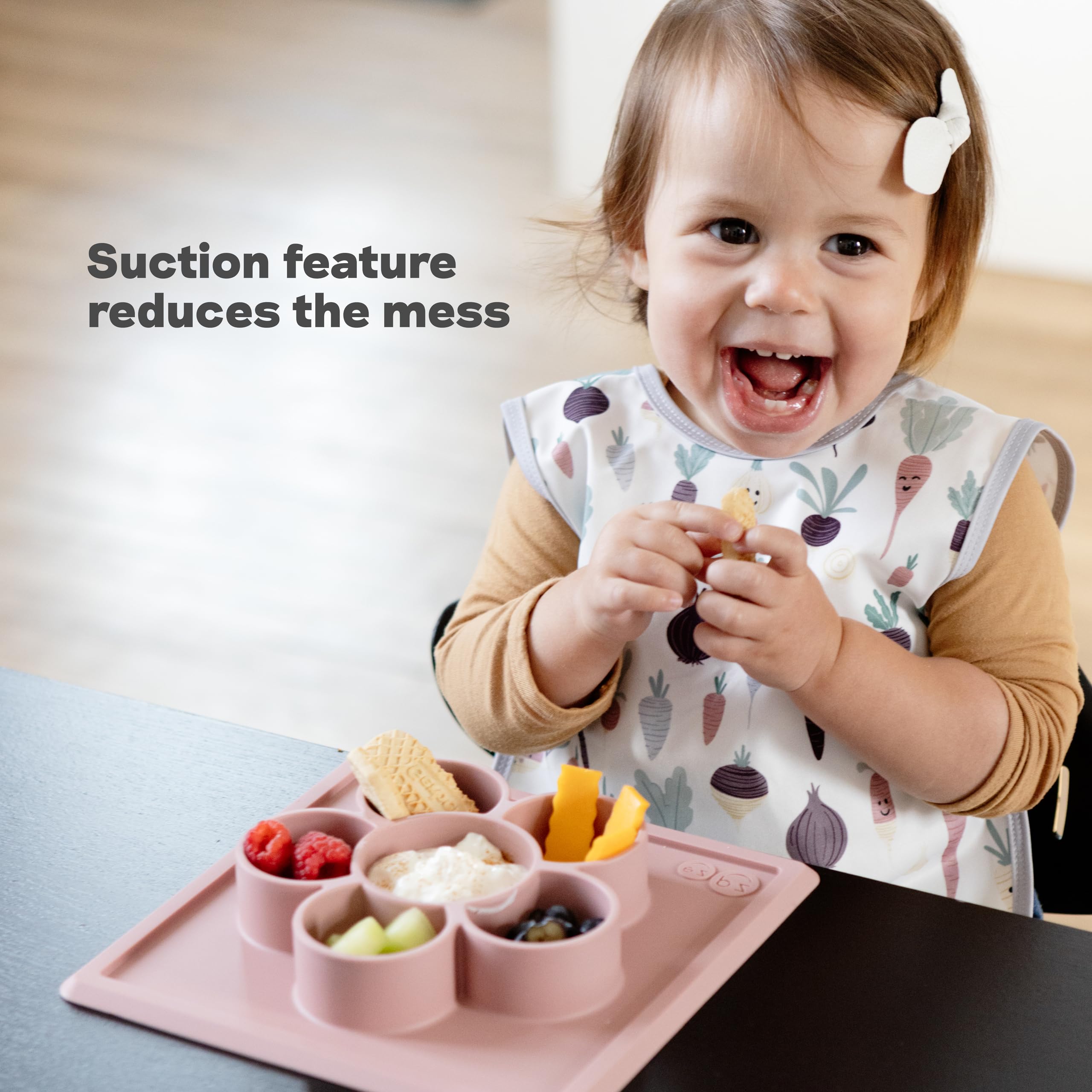 ezpz Mini Play Mat is safe for crafts and snacks alike.