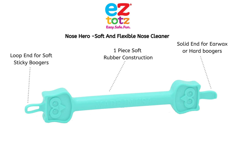 EZTOTZ Nose Hero owl safety stoppers prevent over-insertion