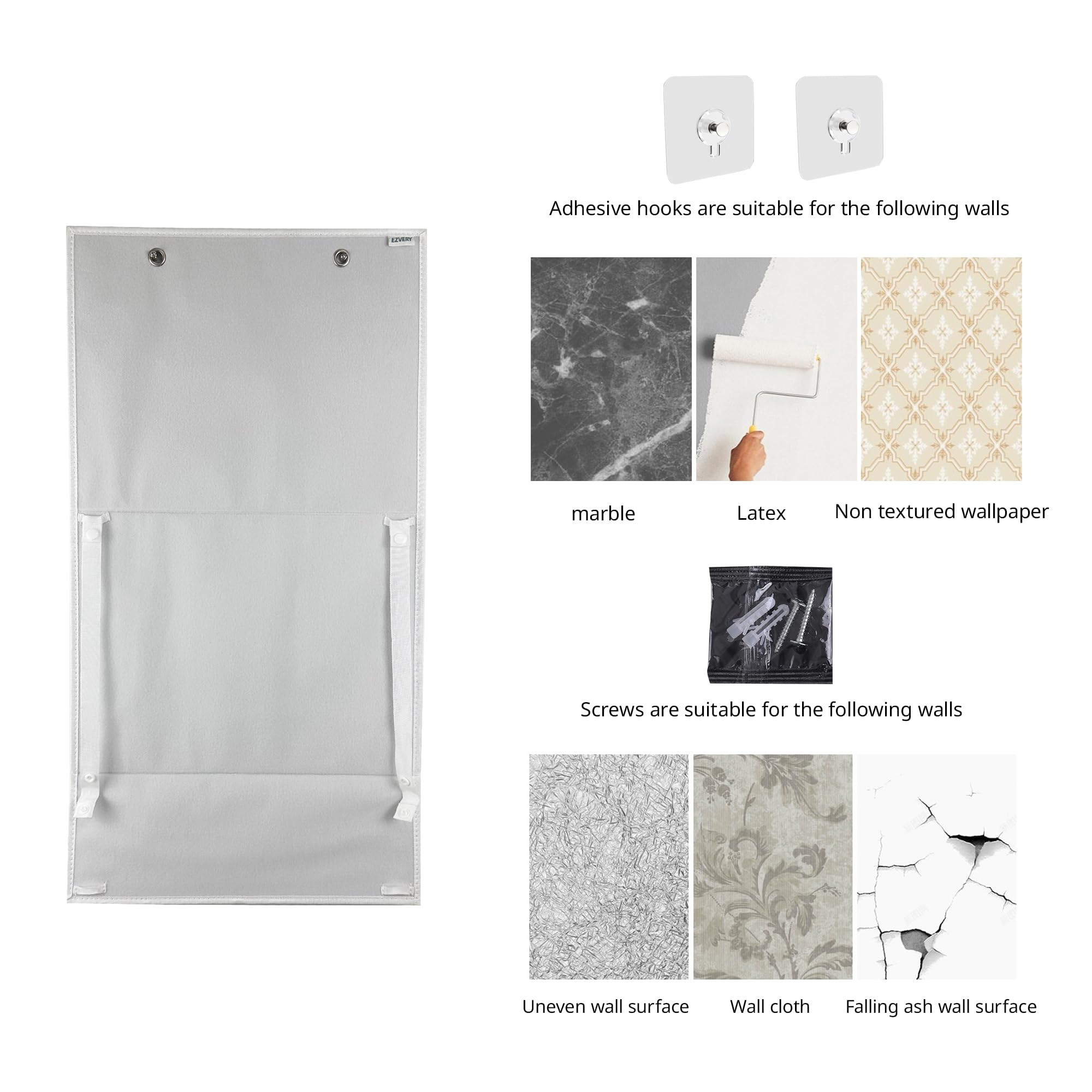 EZVERY EZBoard accessories display area ready for quick access to items