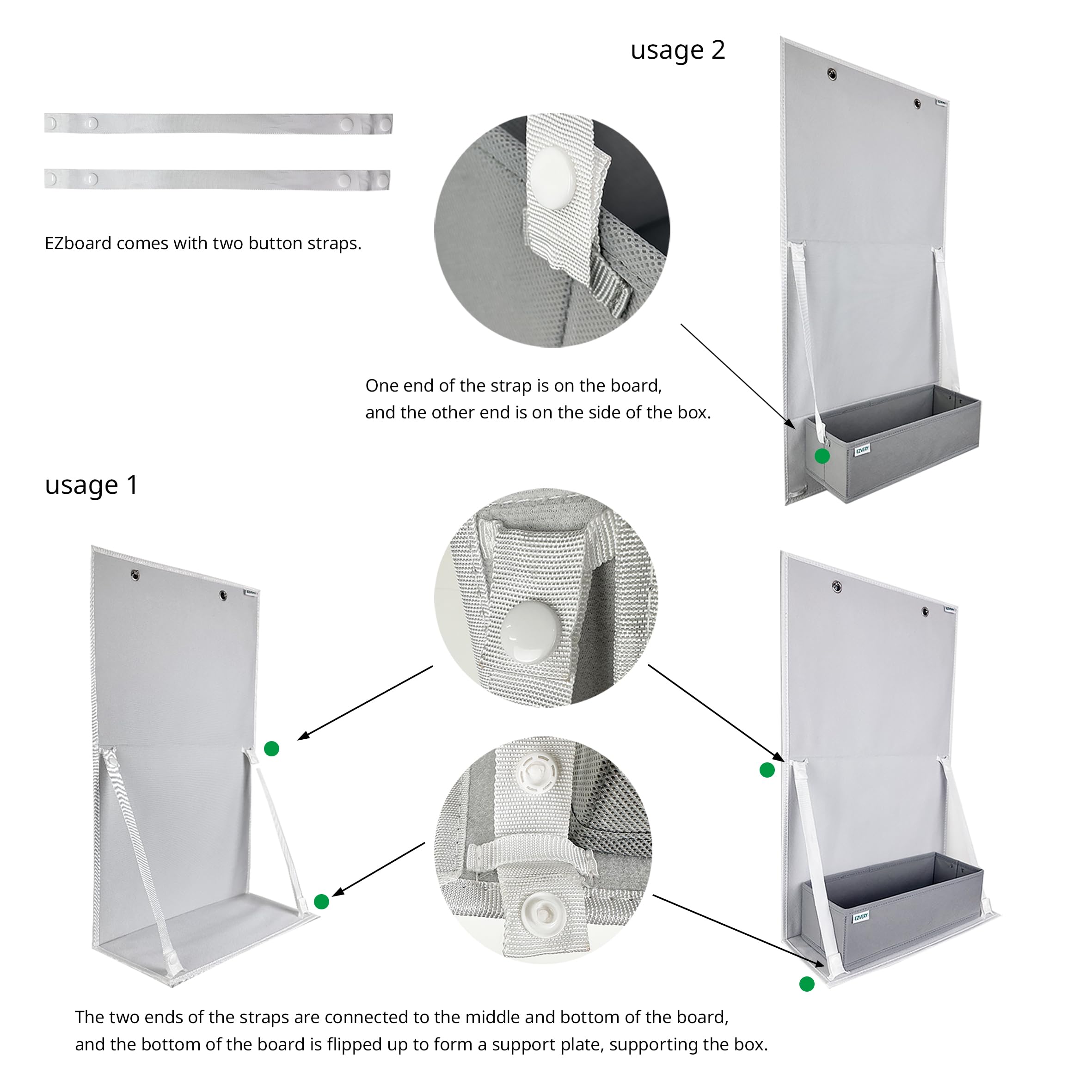 EZBoard DIY combination kit invites playful arrangements and easy rearrangement