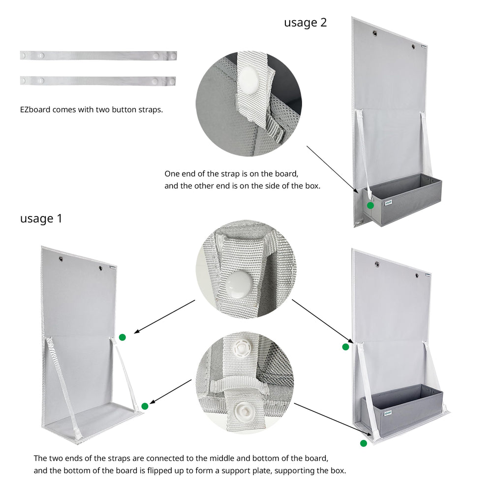 EZBoard DIY combination kit invites playful arrangements and easy rearrangement