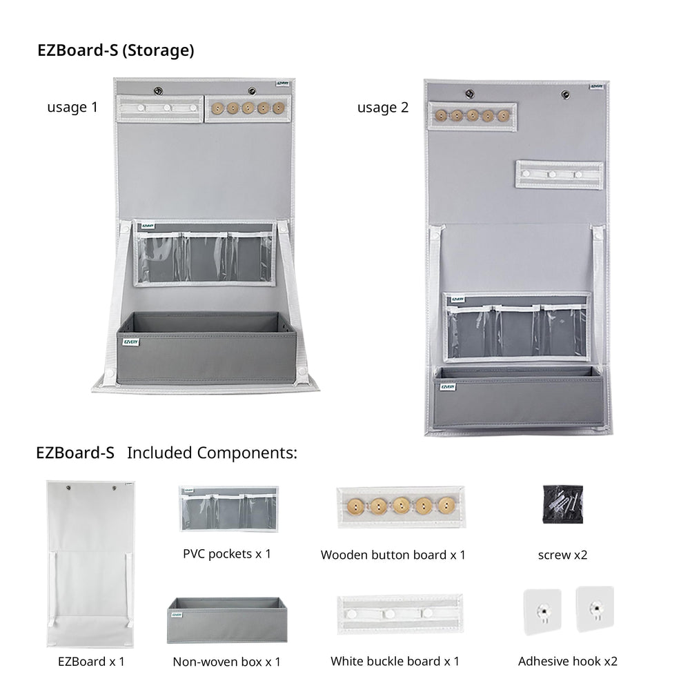 EZBoard designed for kids' room organization of bows, headbands, and ornaments