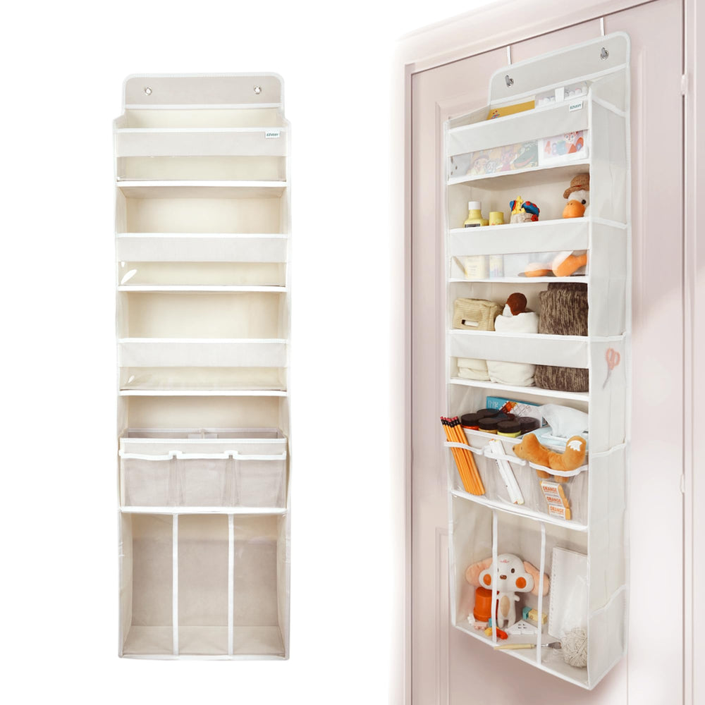 EZVERY large capacity diaper storage stacks diapers and wipes neatly.