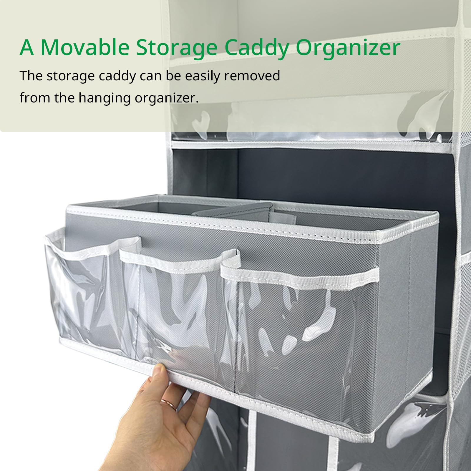 EZVERY movable baby diaper caddy ready for late night diaper changes.