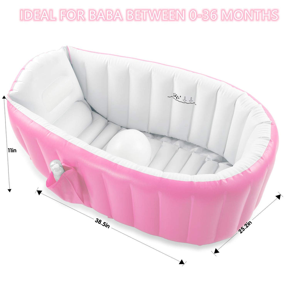 EZYCOK back-support pillow keeps baby comfortable during baths