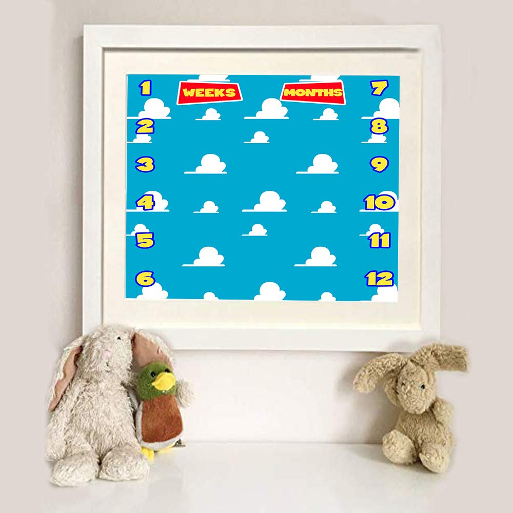 F-FUN SOUL baby shower gift blanket with a charming backdrop.