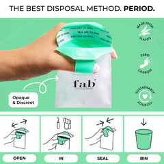 Eco-friendly composition from plant materials and recycled plastics supports responsible disposal.