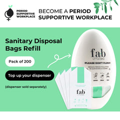 Fab Little Bag sealable disposal bag with one-handed buckles for hygienic, easy use.
