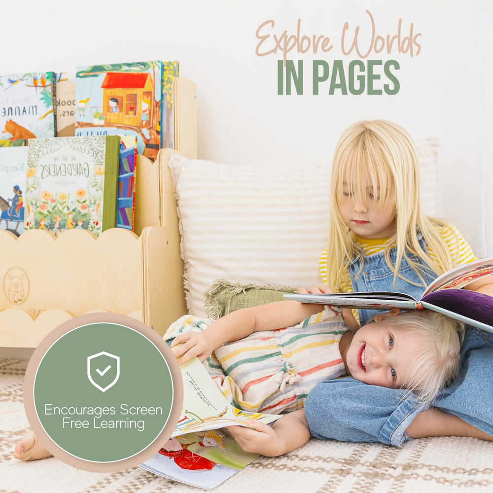 Fable Twig smooth birch wood finish offers a safe toddler-friendly surface.