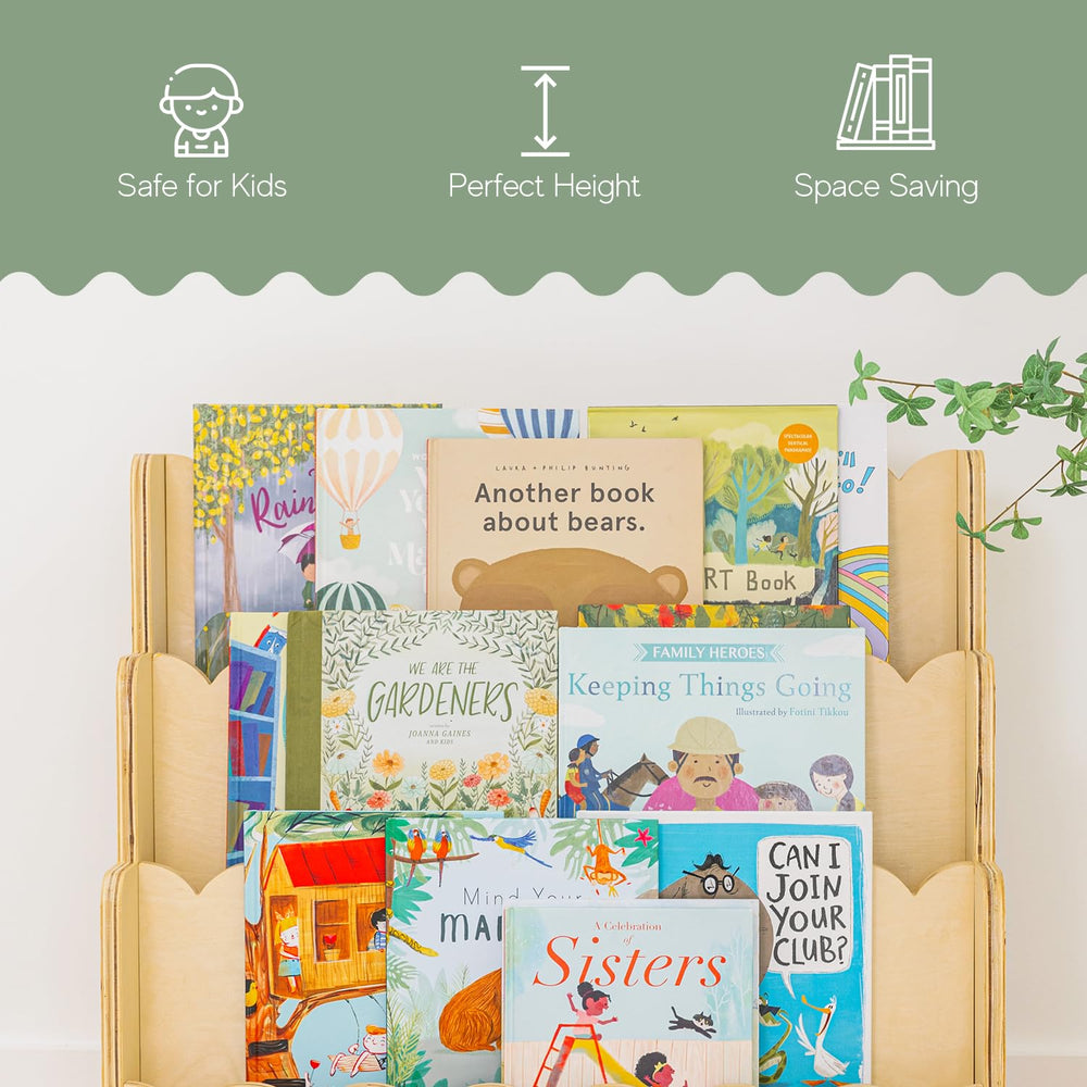 Fable Twig storage design fits books, toys, and keepsakes.