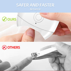 FabMay Beauty Electric Nail Clipper with LED light for easy night grooming.