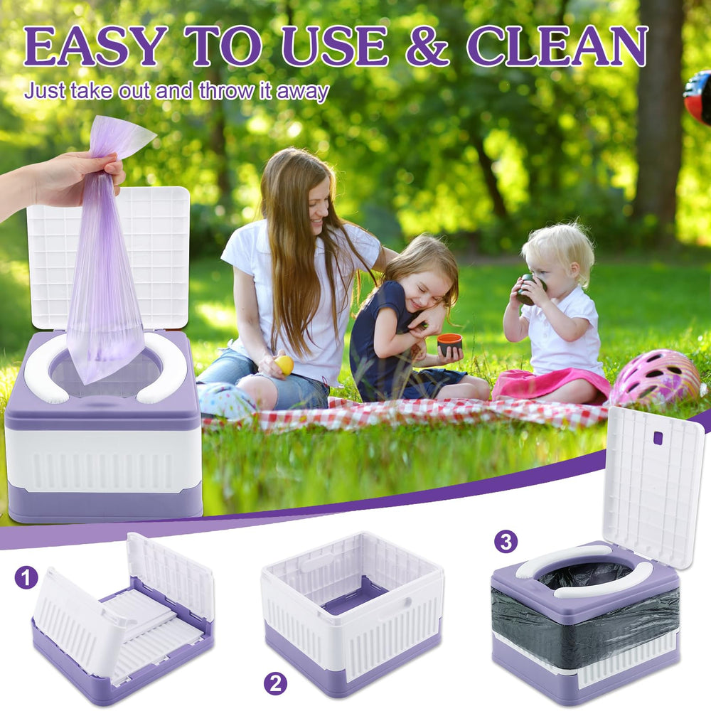 Fabulas portable potty in car use during trips and camping
