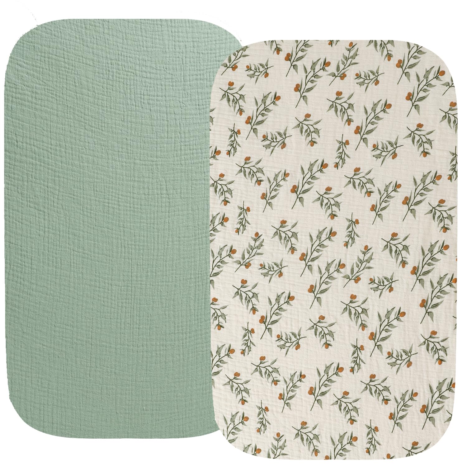 Fadacudan muslin bassinet sheet for Arm's Reach, snug fit for cozy sleep