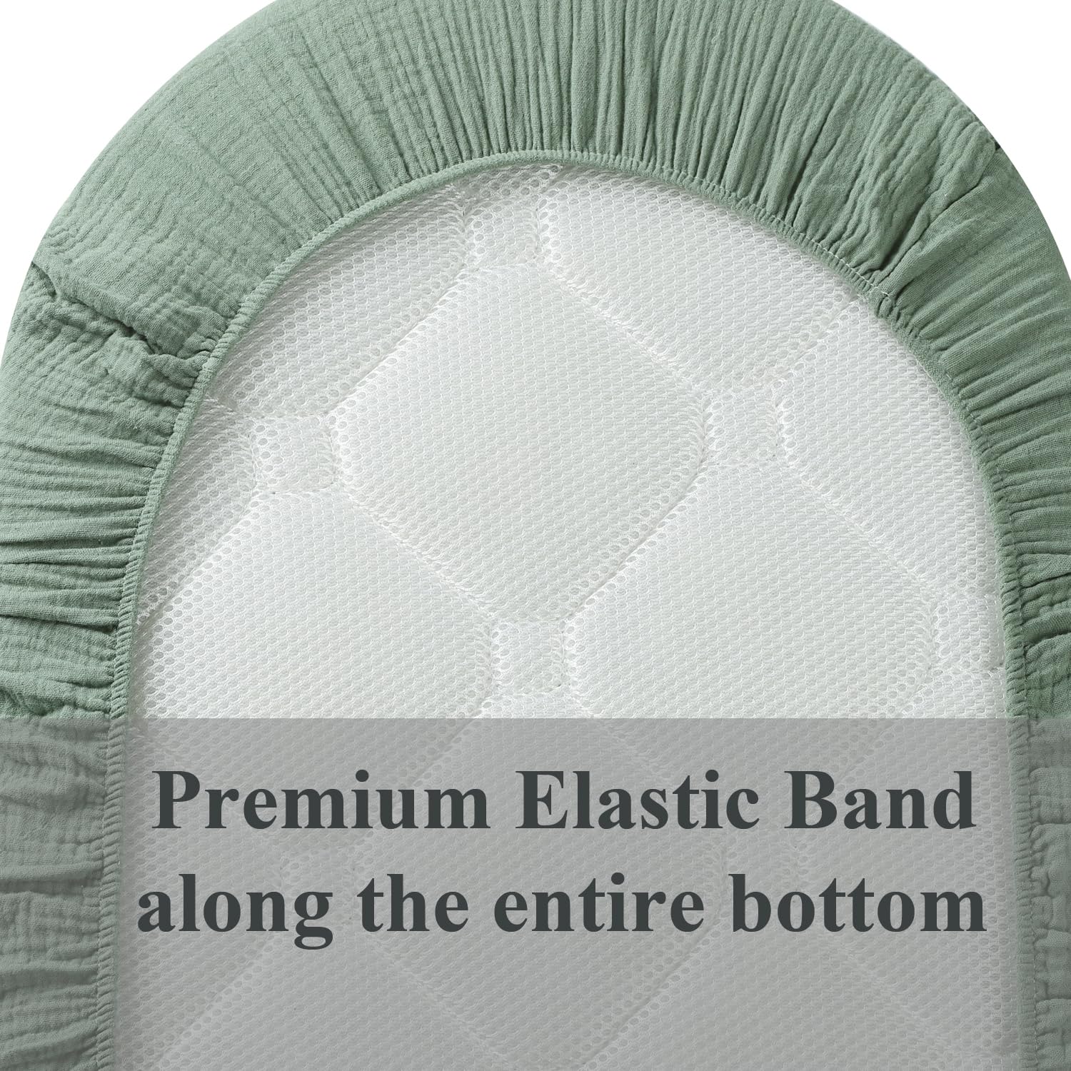 Fadacudan bassinet sheet is machine washable for easy care and quick changes