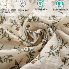 Fadacudan muslin bassinet sheet compatible with TCBunny for snug fit