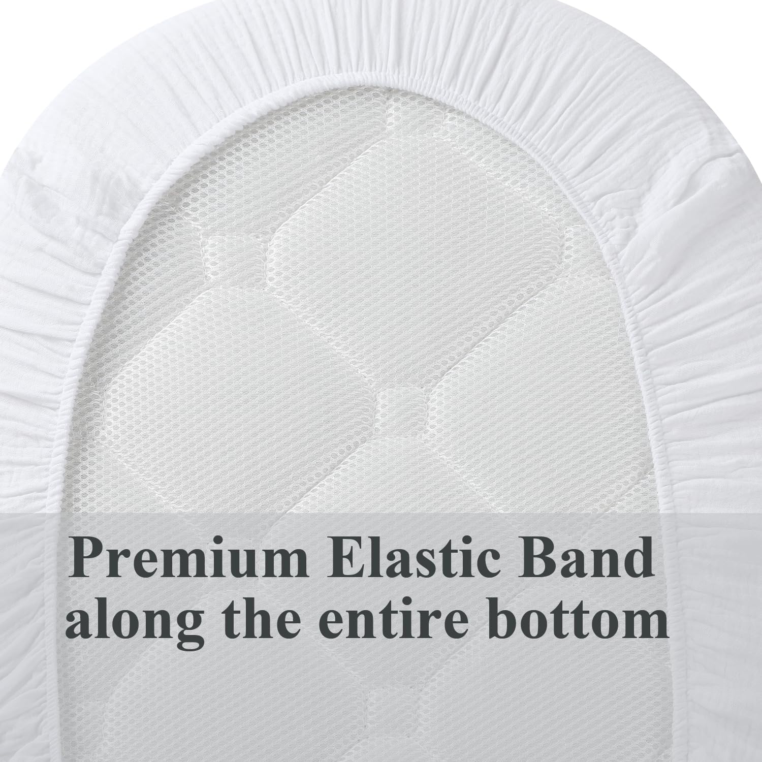 Fadacudan machine washable bassinet sheet saves time on laundry.