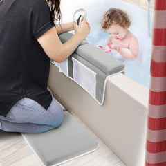 Fafeicy bath kneeler tub-side organizer keeps toys within reach