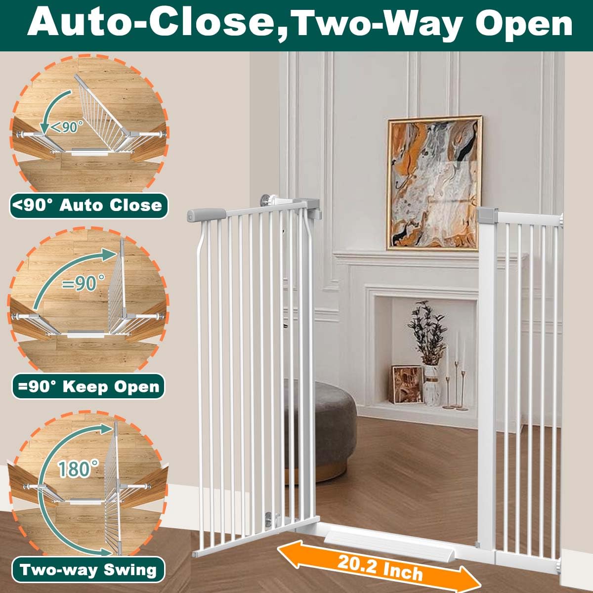 Fairy Baby auto-close anti-kick pedal supports hands-free closing