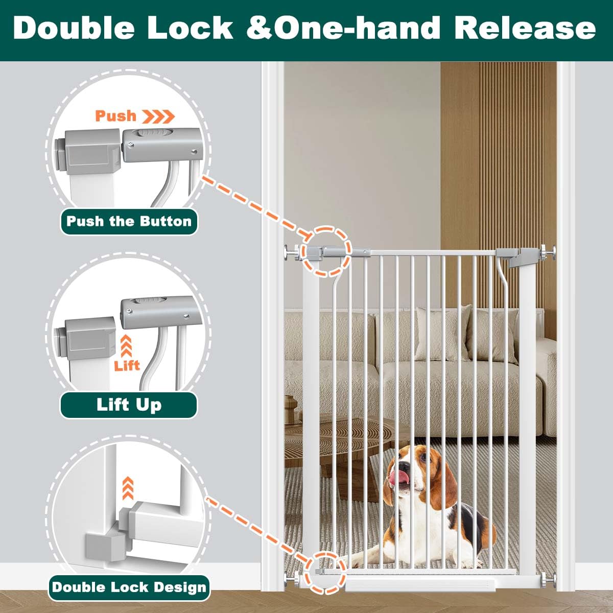 Fairy Baby double-locking system keeps pets and kids secure